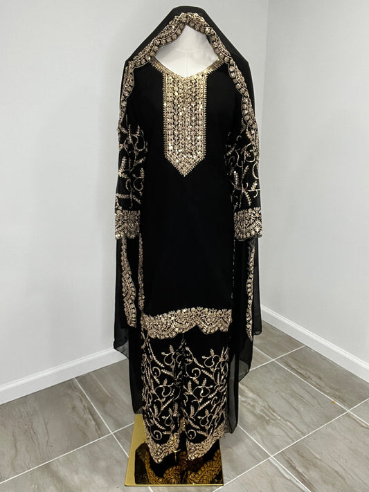 Black palazzo